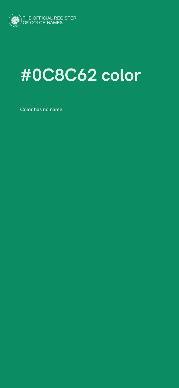 #0C8C62 color image