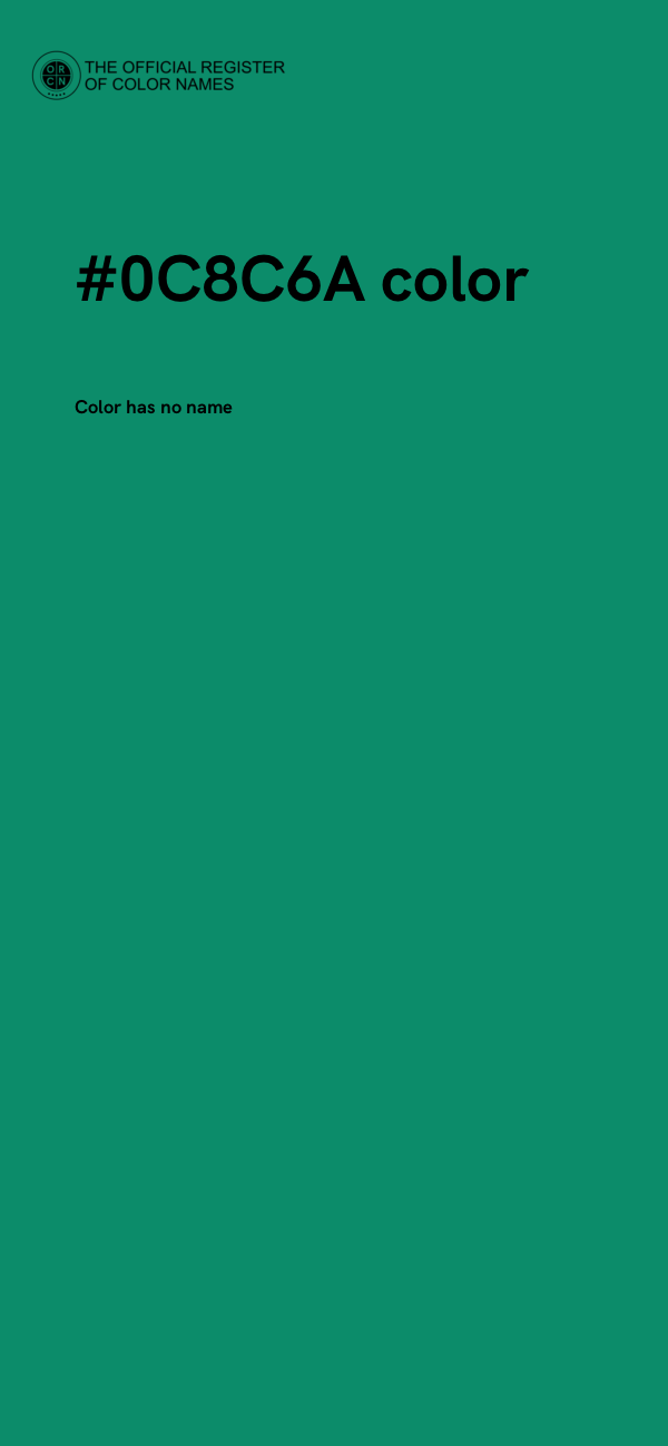 #0C8C6A color image