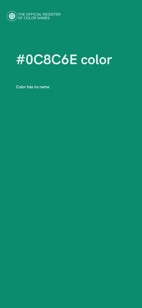 #0C8C6E color image