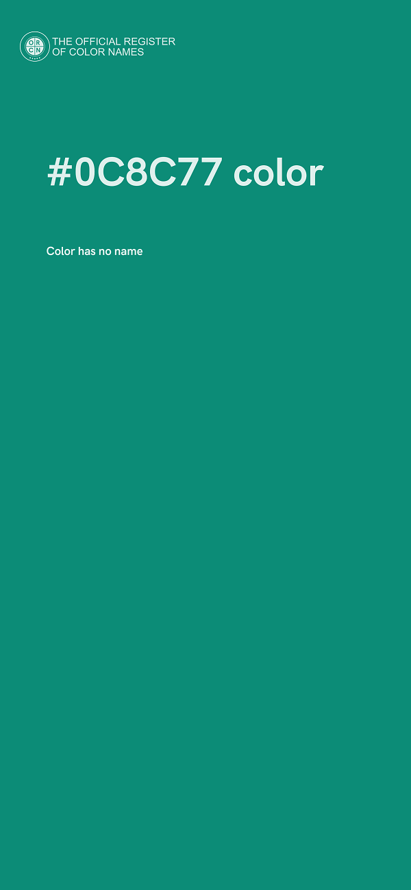 #0C8C77 color image