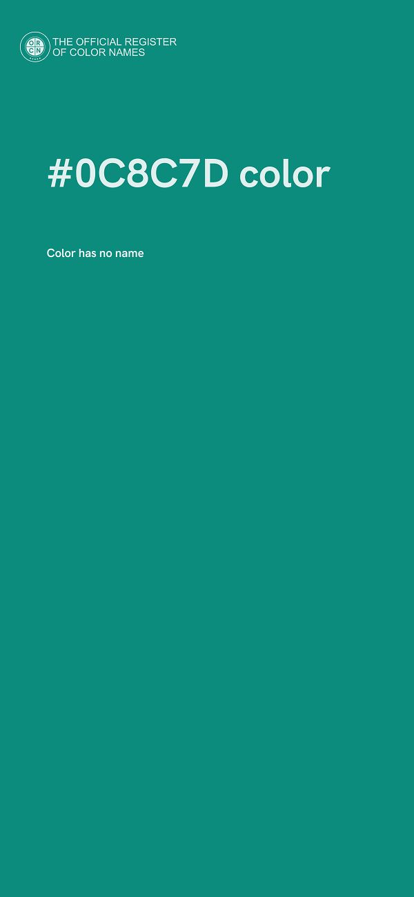 #0C8C7D color image