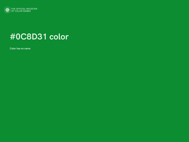 #0C8D31 color image