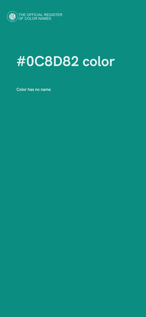 #0C8D82 color image