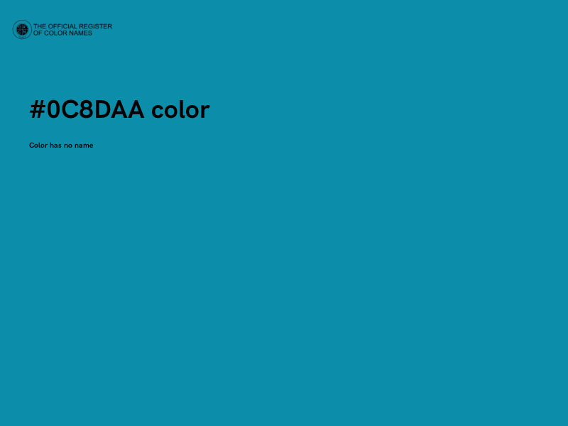#0C8DAA color image