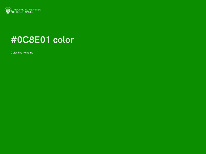 #0C8E01 color image