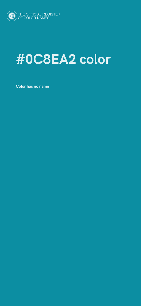 #0C8EA2 color image