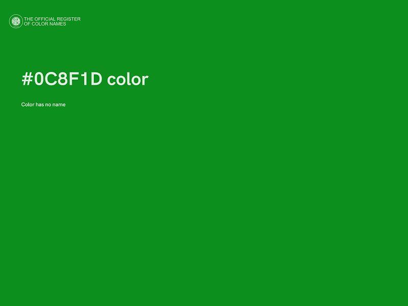 #0C8F1D color image