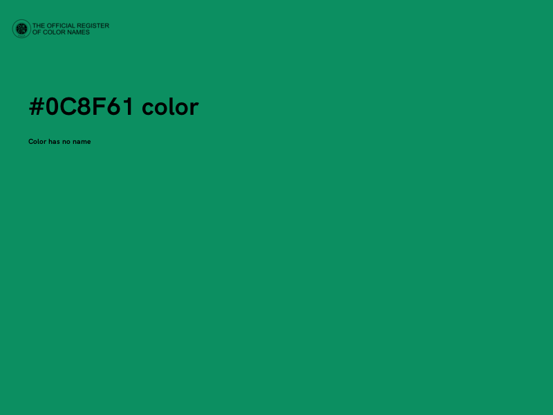 #0C8F61 color image