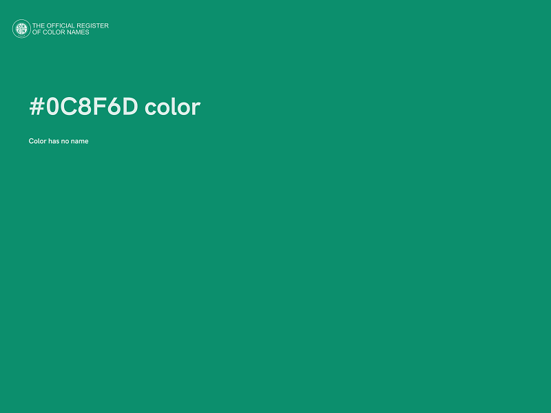 #0C8F6D color image