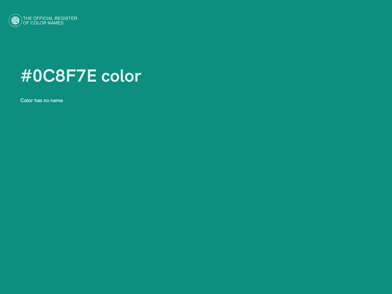 #0C8F7E color image