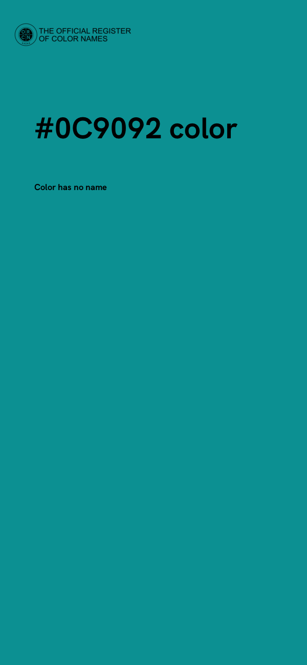 #0C9092 color image