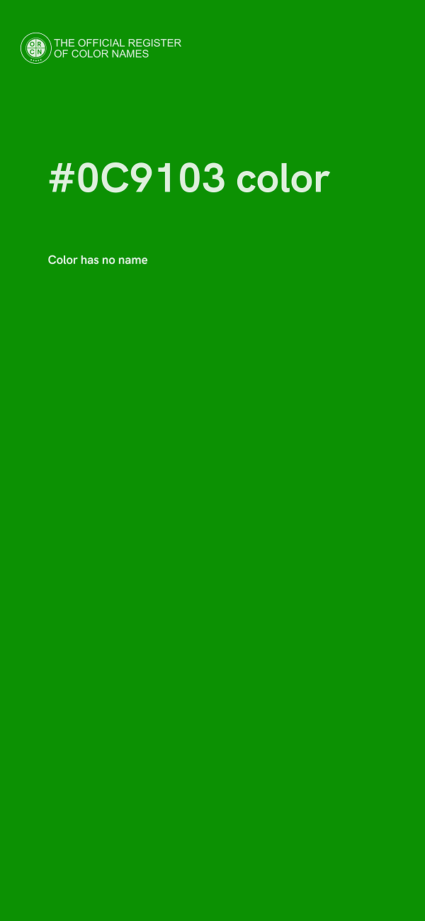 #0C9103 color image