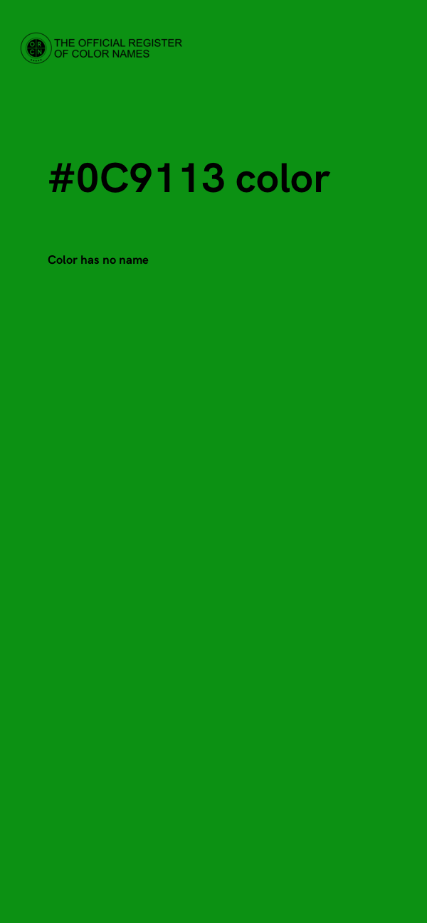 #0C9113 color image