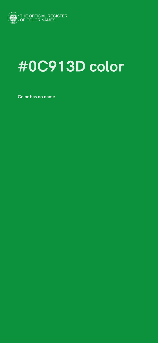 #0C913D color image