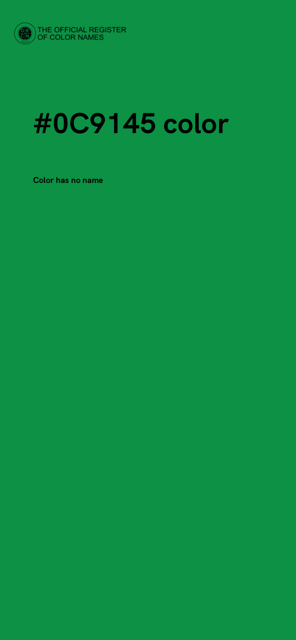 #0C9145 color image