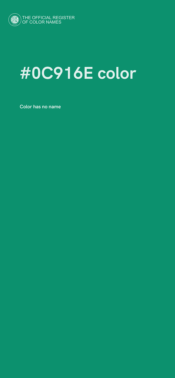 #0C916E color image