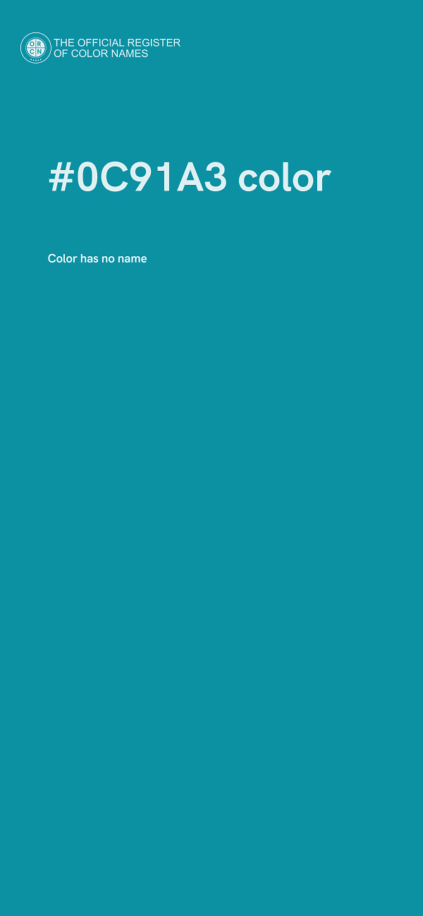 #0C91A3 color image
