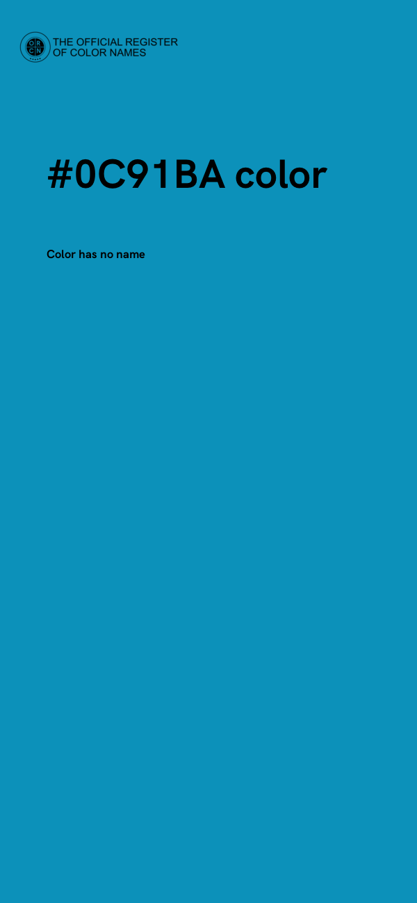 #0C91BA color image