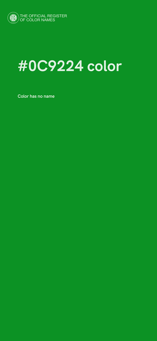 #0C9224 color image