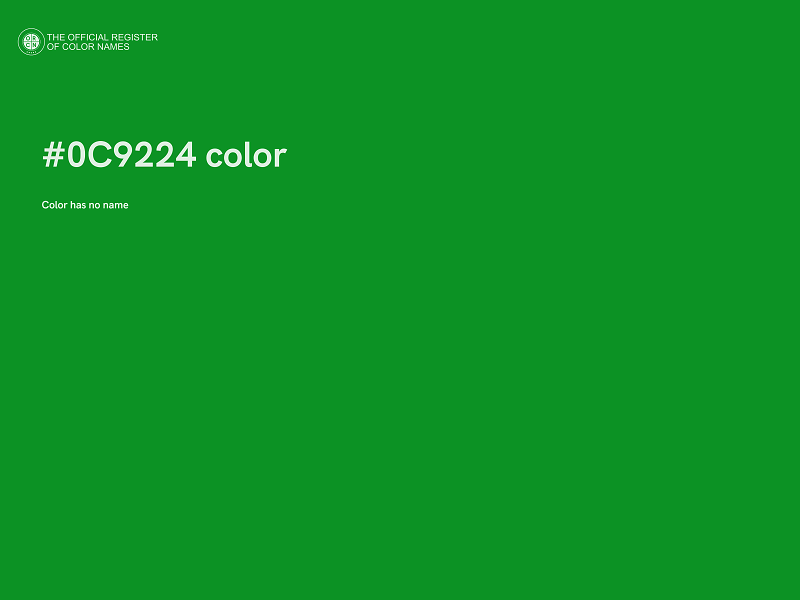 #0C9224 color image