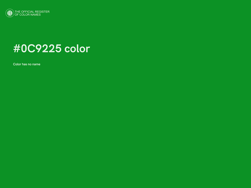 #0C9225 color image