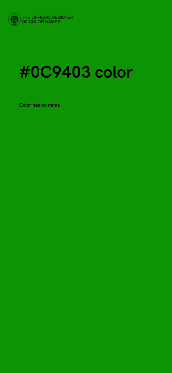 #0C9403 color image