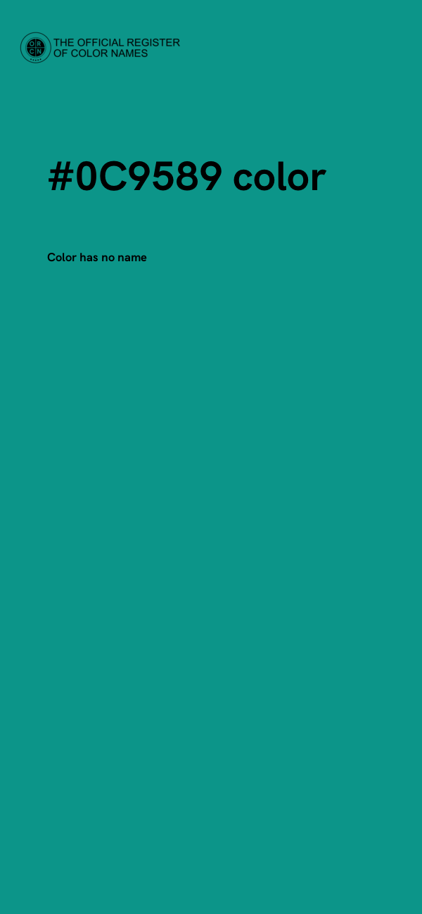 #0C9589 color image