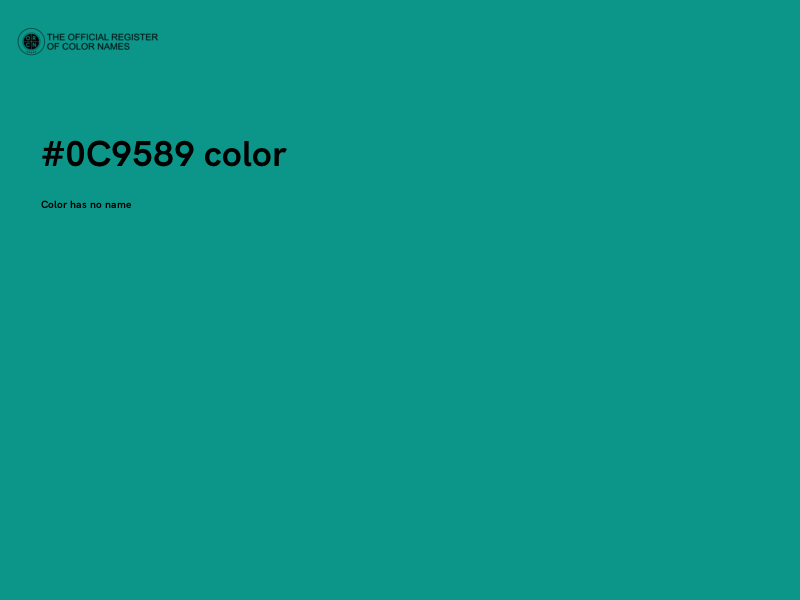 #0C9589 color image