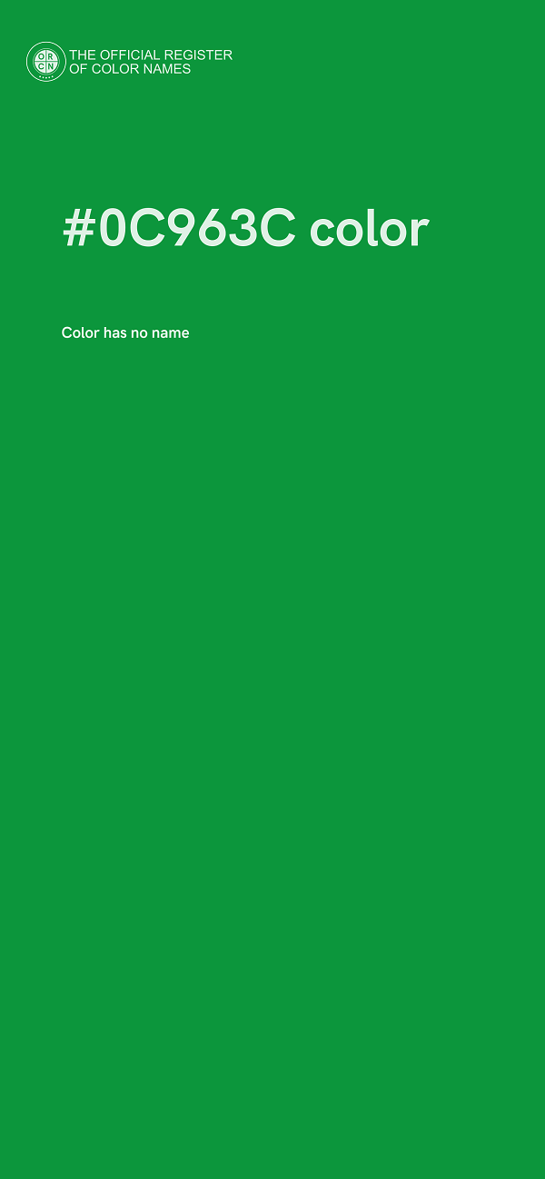 #0C963C color image