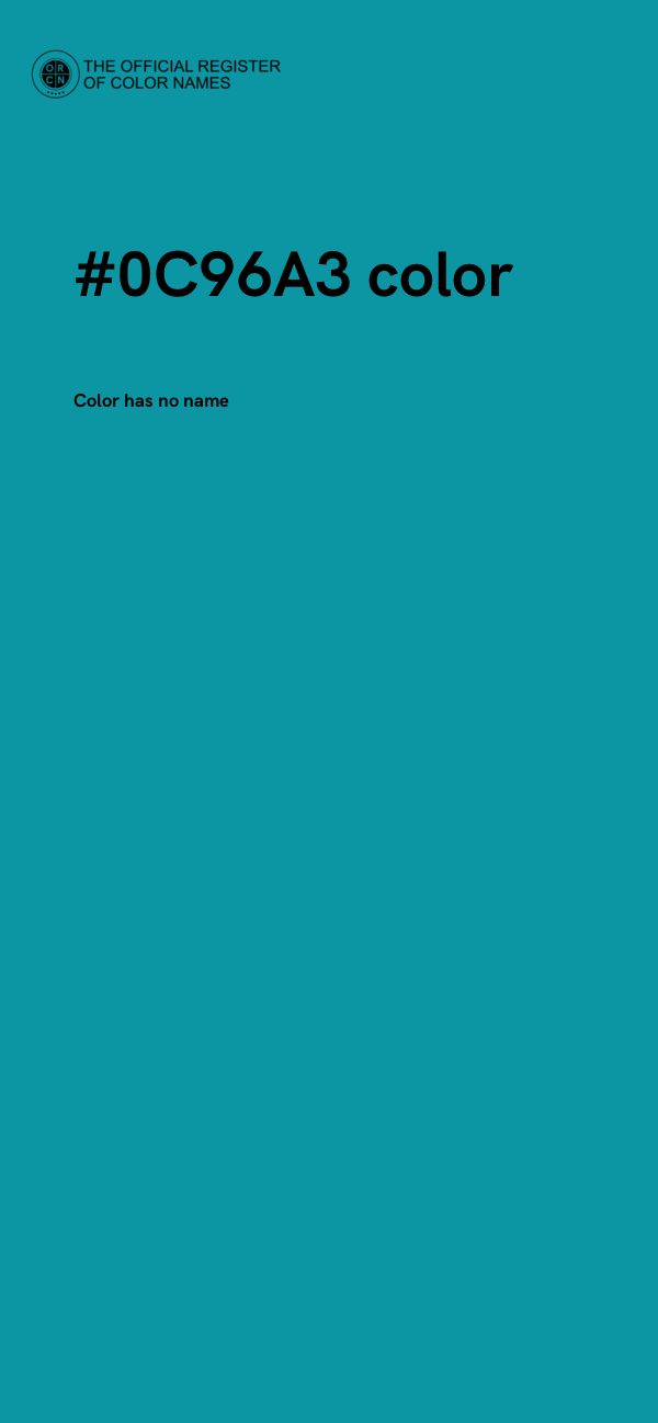 #0C96A3 color image