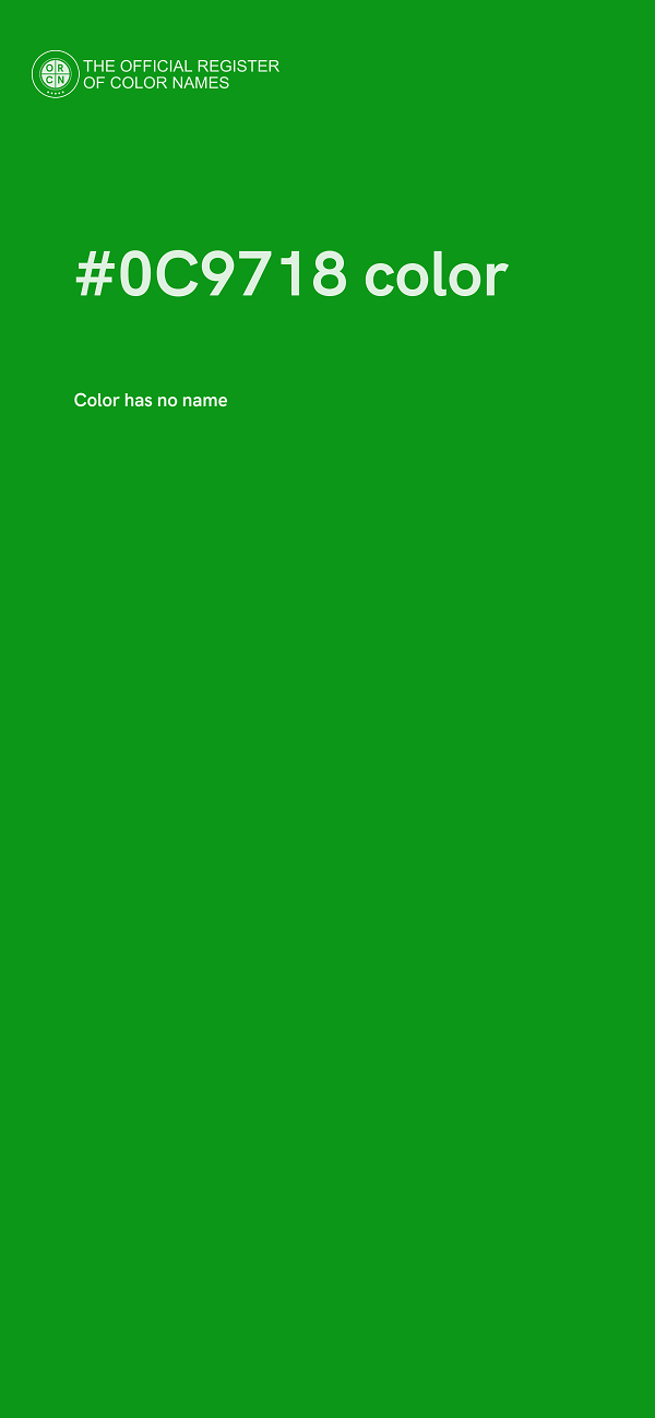 #0C9718 color image