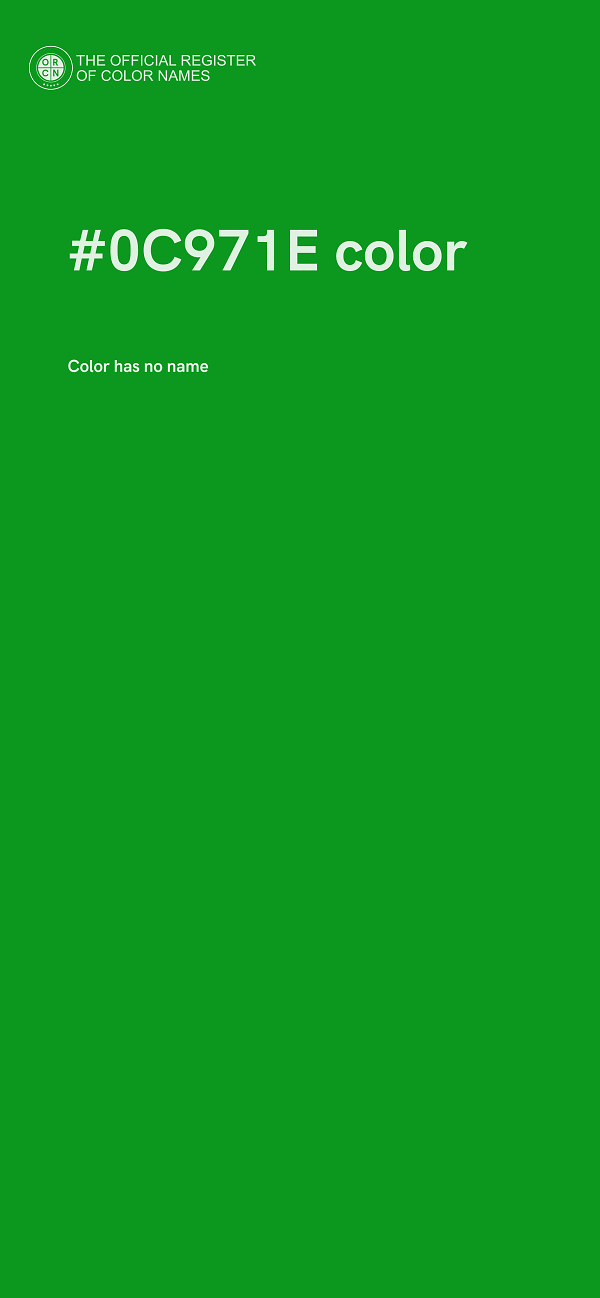 #0C971E color image