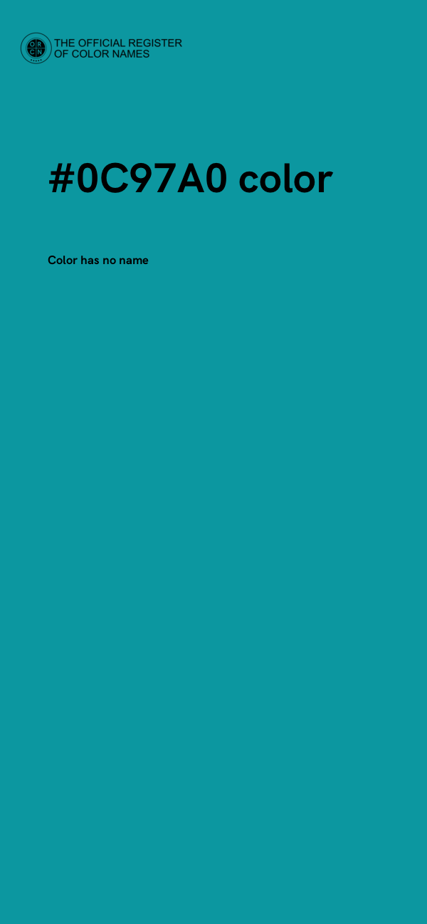 #0C97A0 color image
