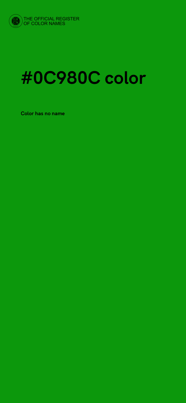 #0C980C color image