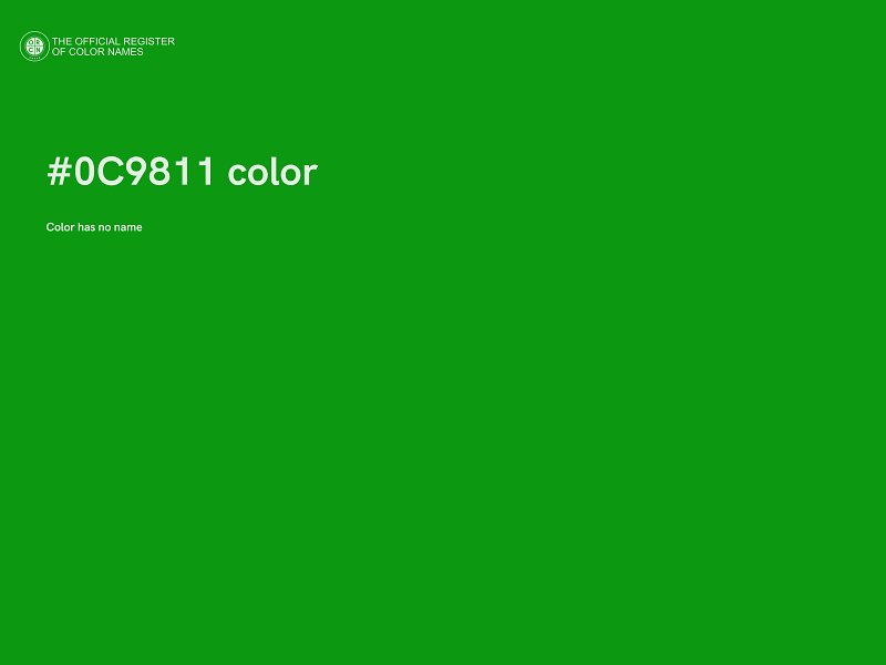 #0C9811 color image