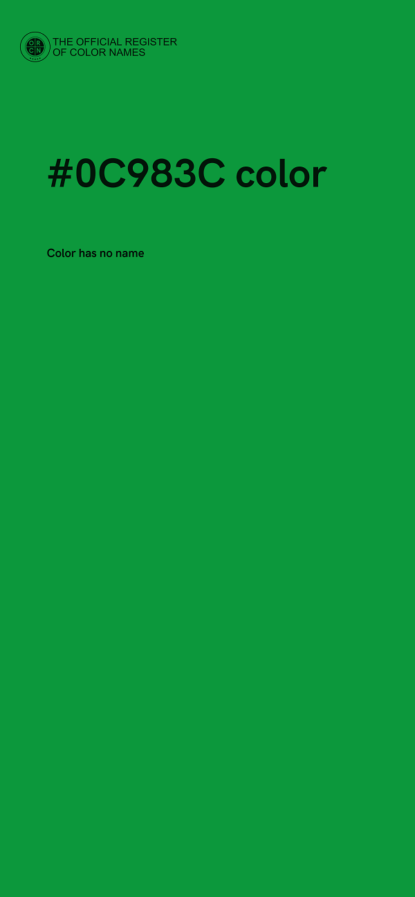 #0C983C color image