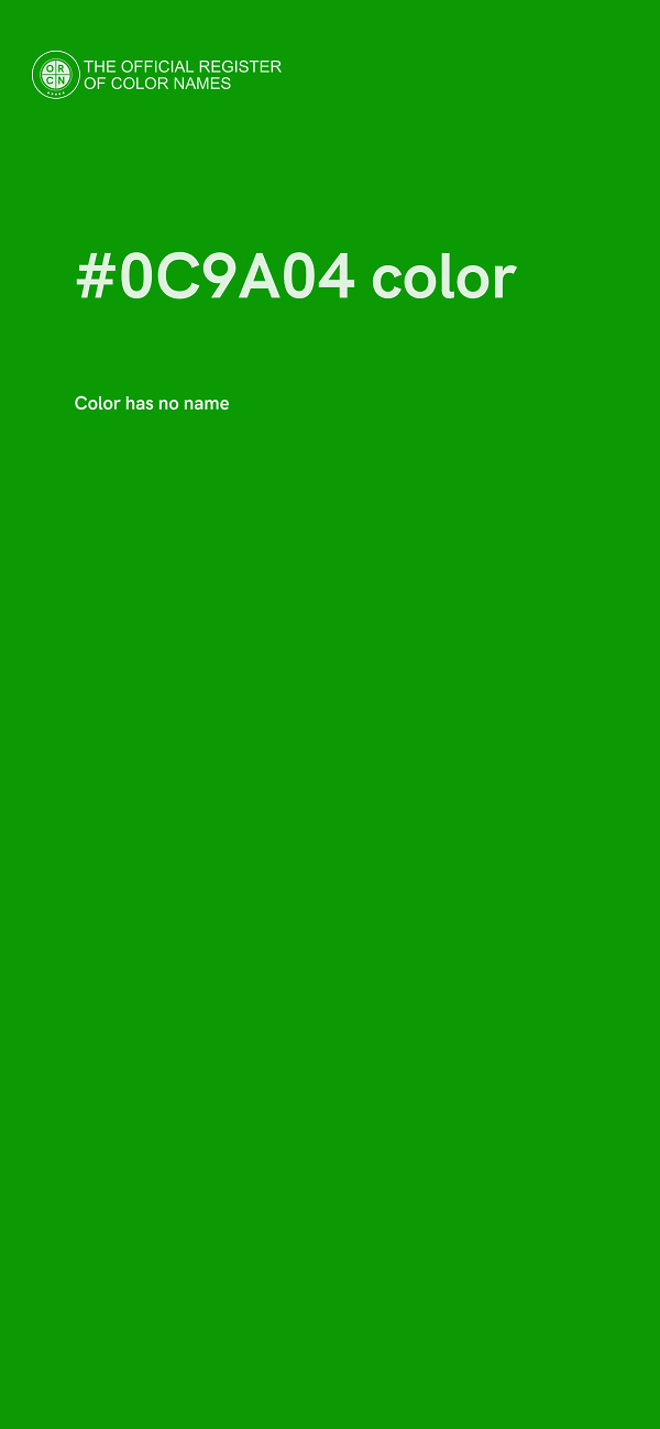 #0C9A04 color image