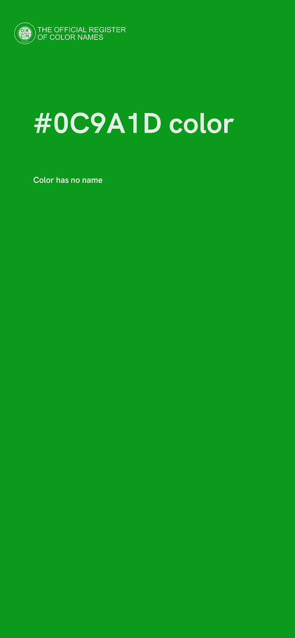 #0C9A1D color image