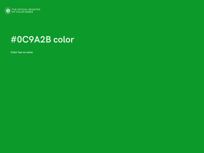 #0C9A2B color image