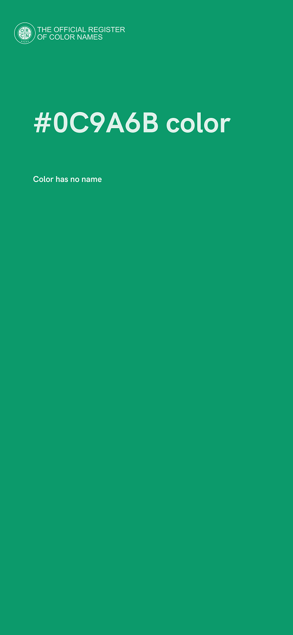 #0C9A6B color image