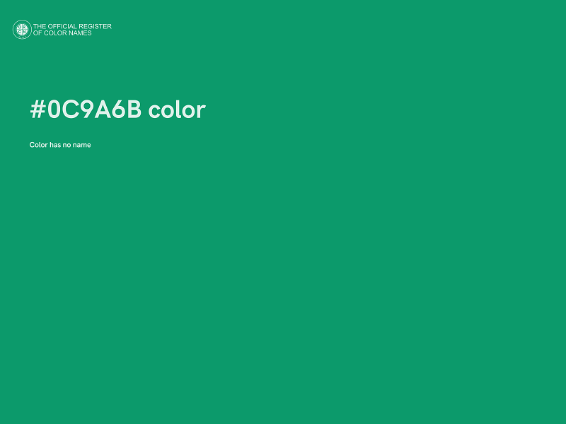 #0C9A6B color image