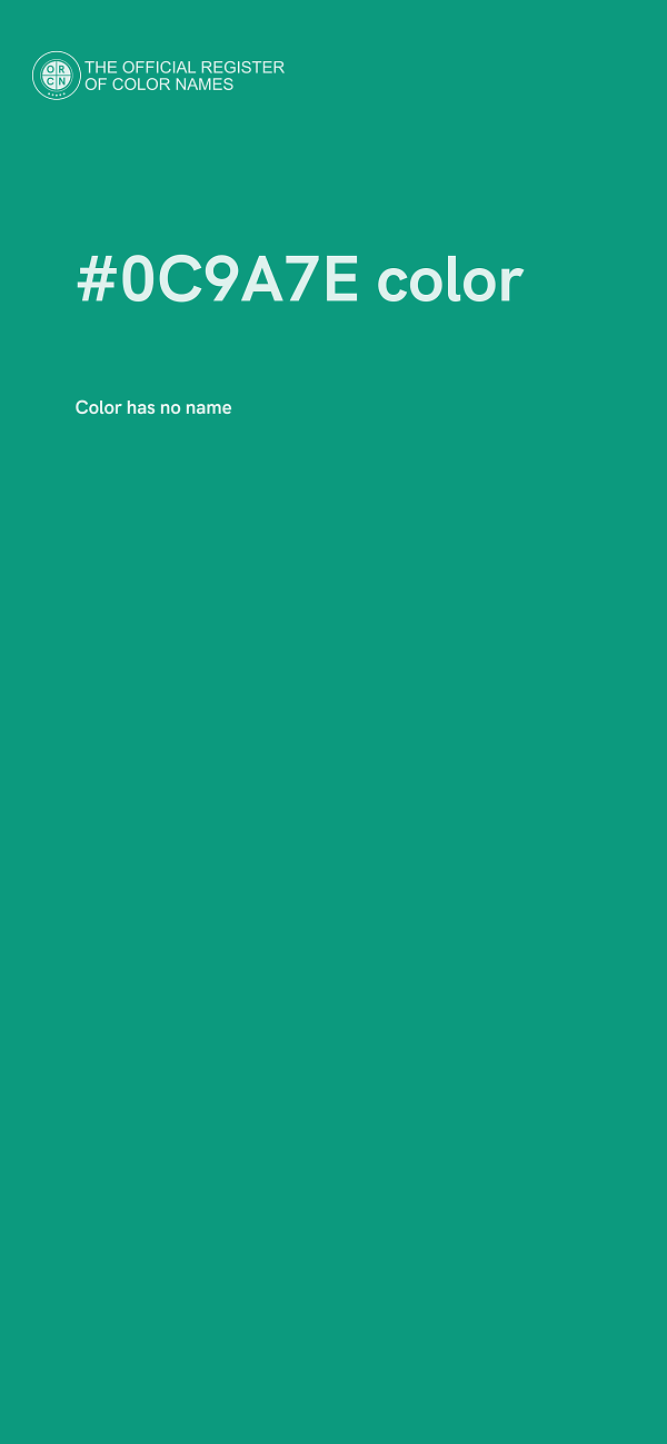 #0C9A7E color image