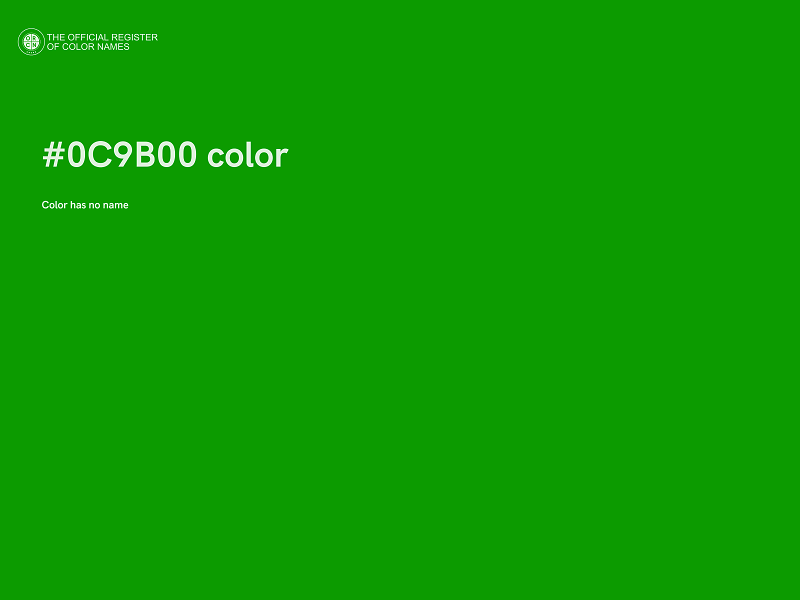 #0C9B00 color image