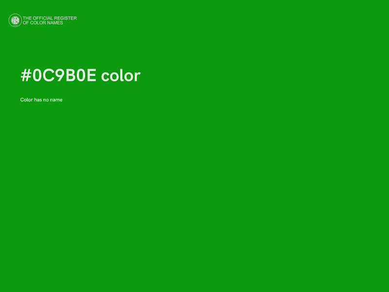 #0C9B0E color image