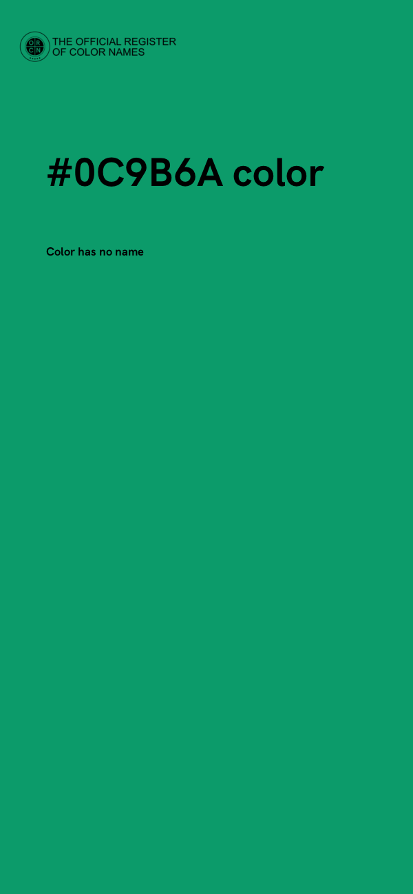 #0C9B6A color image