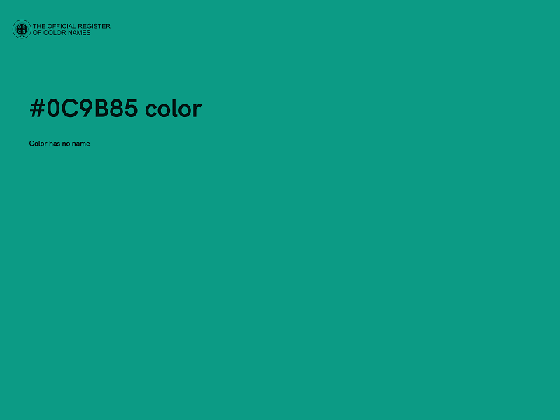 #0C9B85 color image