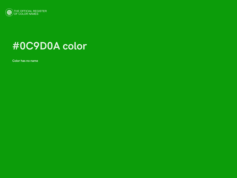 #0C9D0A color image