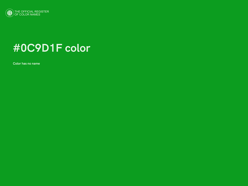 #0C9D1F color image