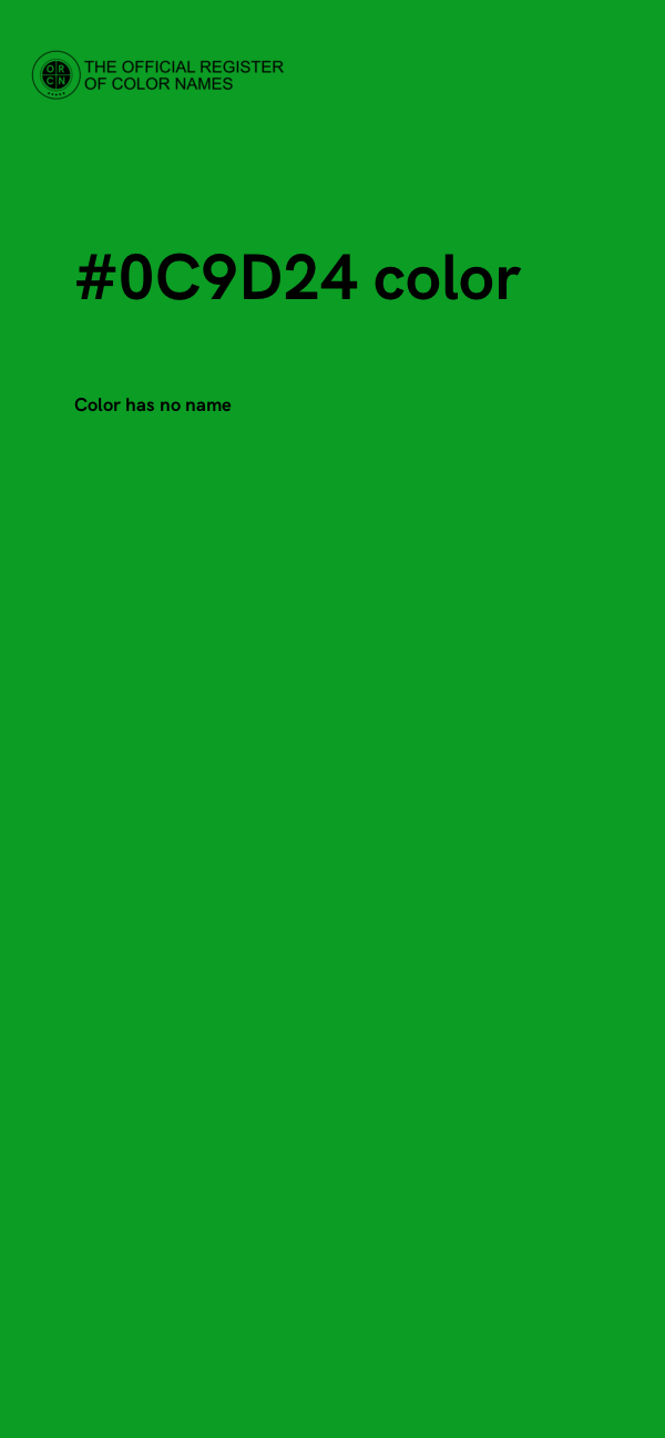 #0C9D24 color image