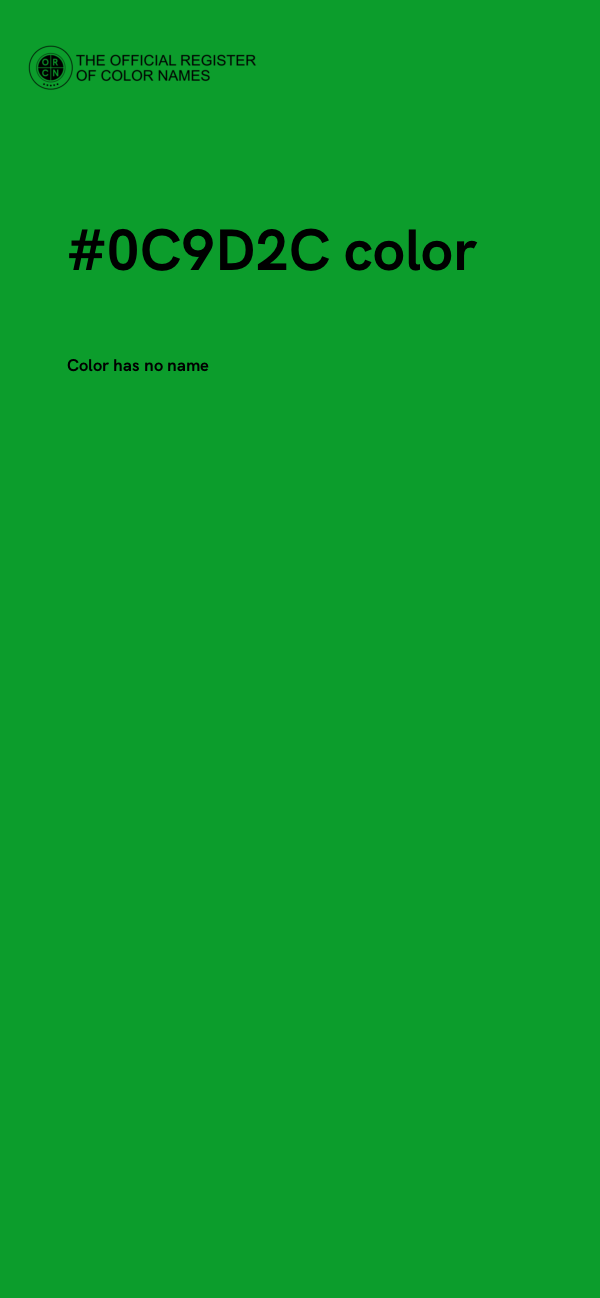 #0C9D2C color image